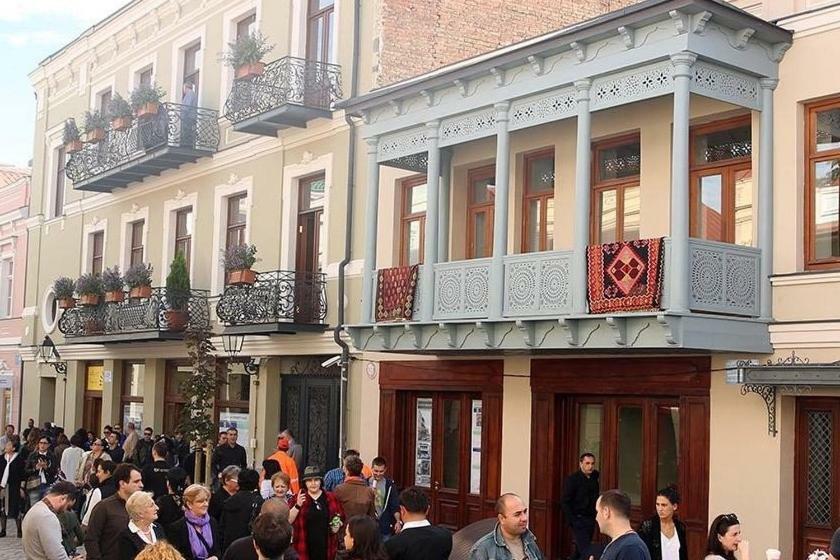 12 Maksim Gorki Street Lägenhet Tbilisi Exteriör bild